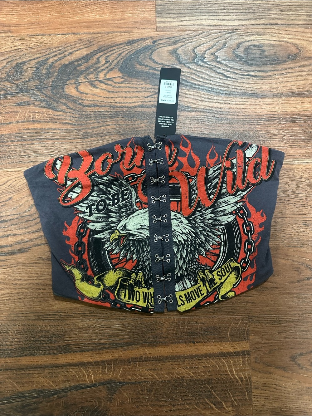Women’s  Black and Red Graphic Crossbody Pouch